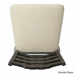 Fortvillek Swivel Upholstered Counter And Bar Stool With Solid Wood Frame