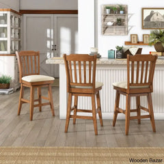 Fortvillel Swivel Upholstered Counter And Bar Stool