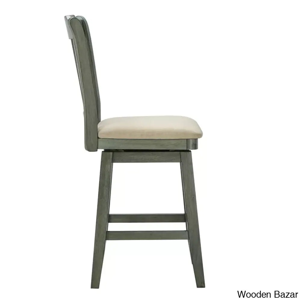 Fortvillel Swivel Upholstered Counter And Bar Stool