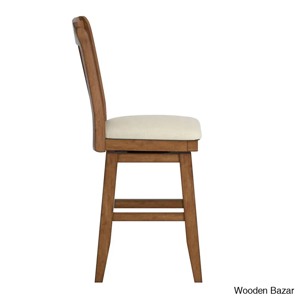 Fortvillel Swivel Upholstered Counter And Bar Stool