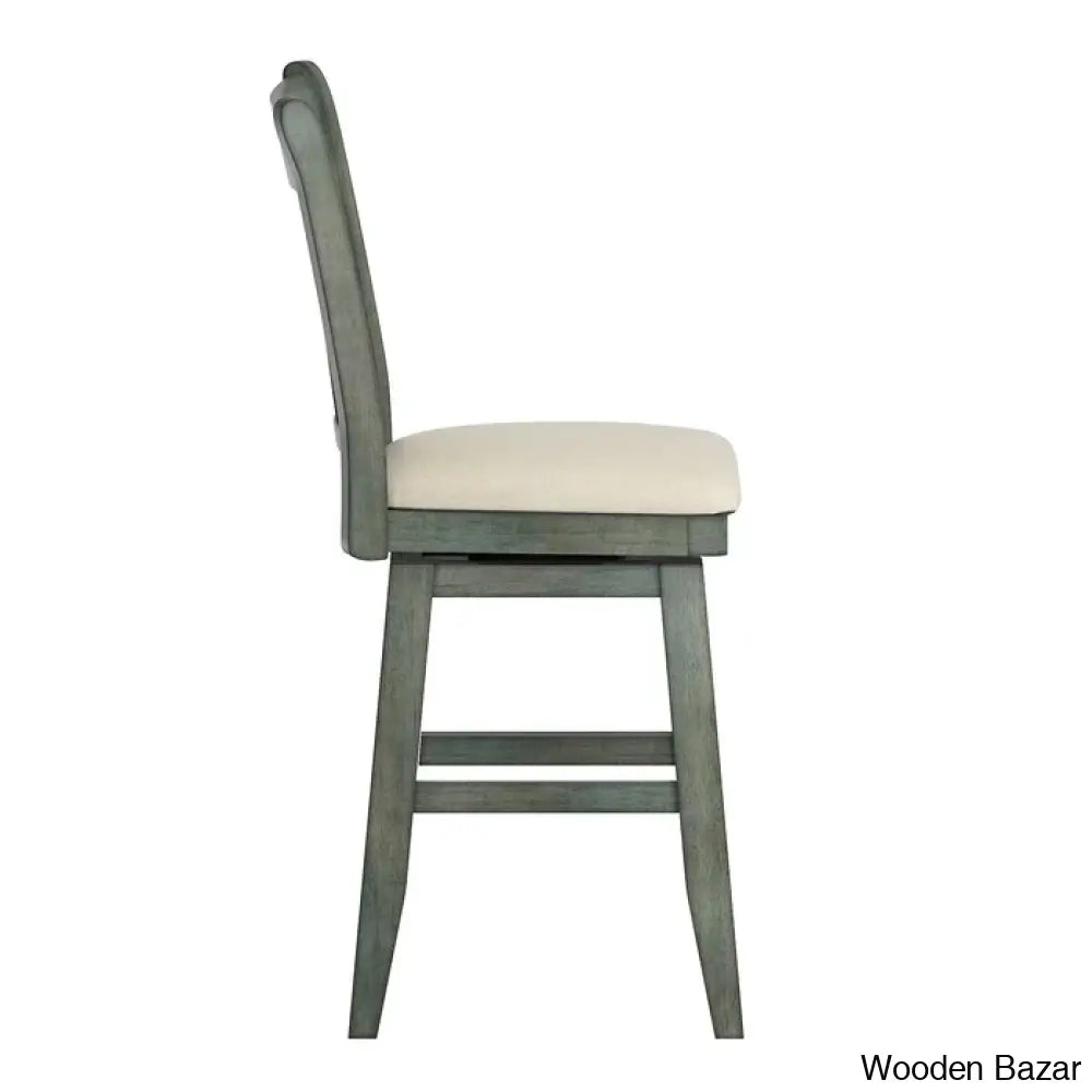 Fortvillen Swivel Upholstered Counter And Bar Stool