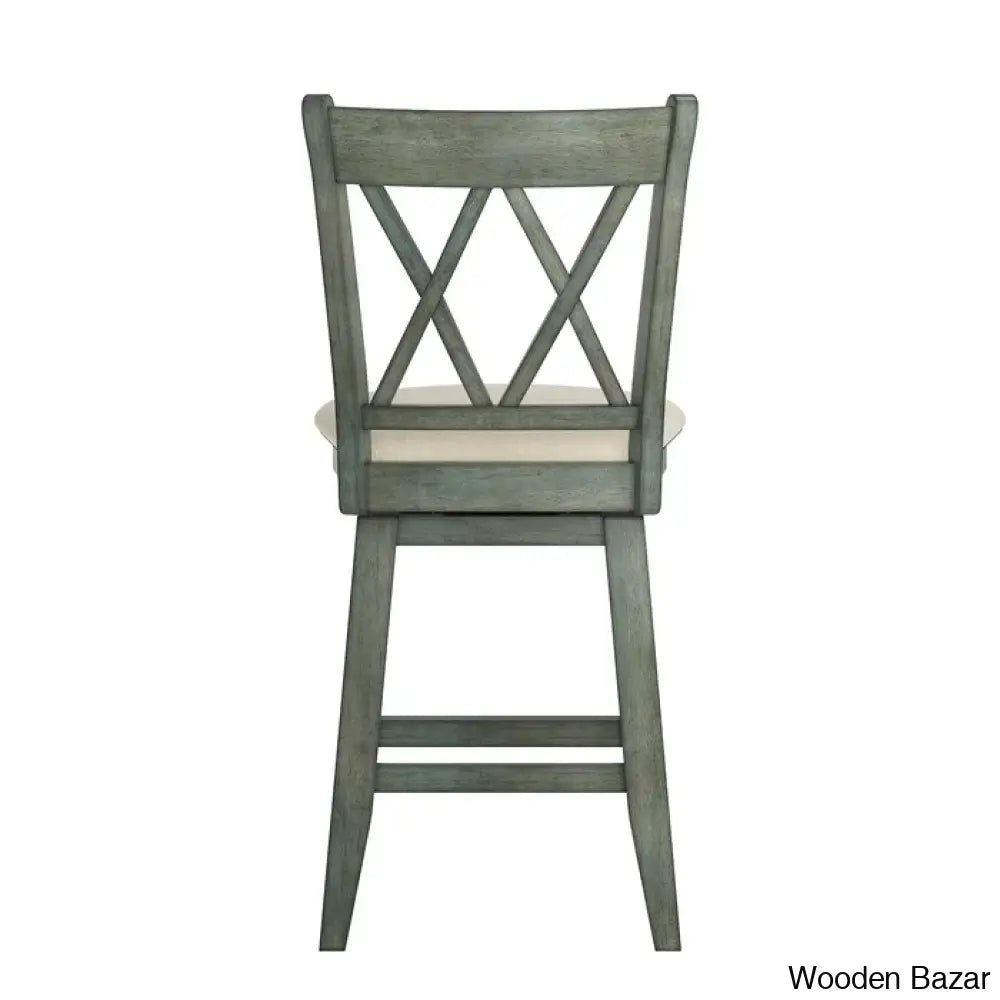 Fortvillen Swivel Upholstered Counter And Bar Stool