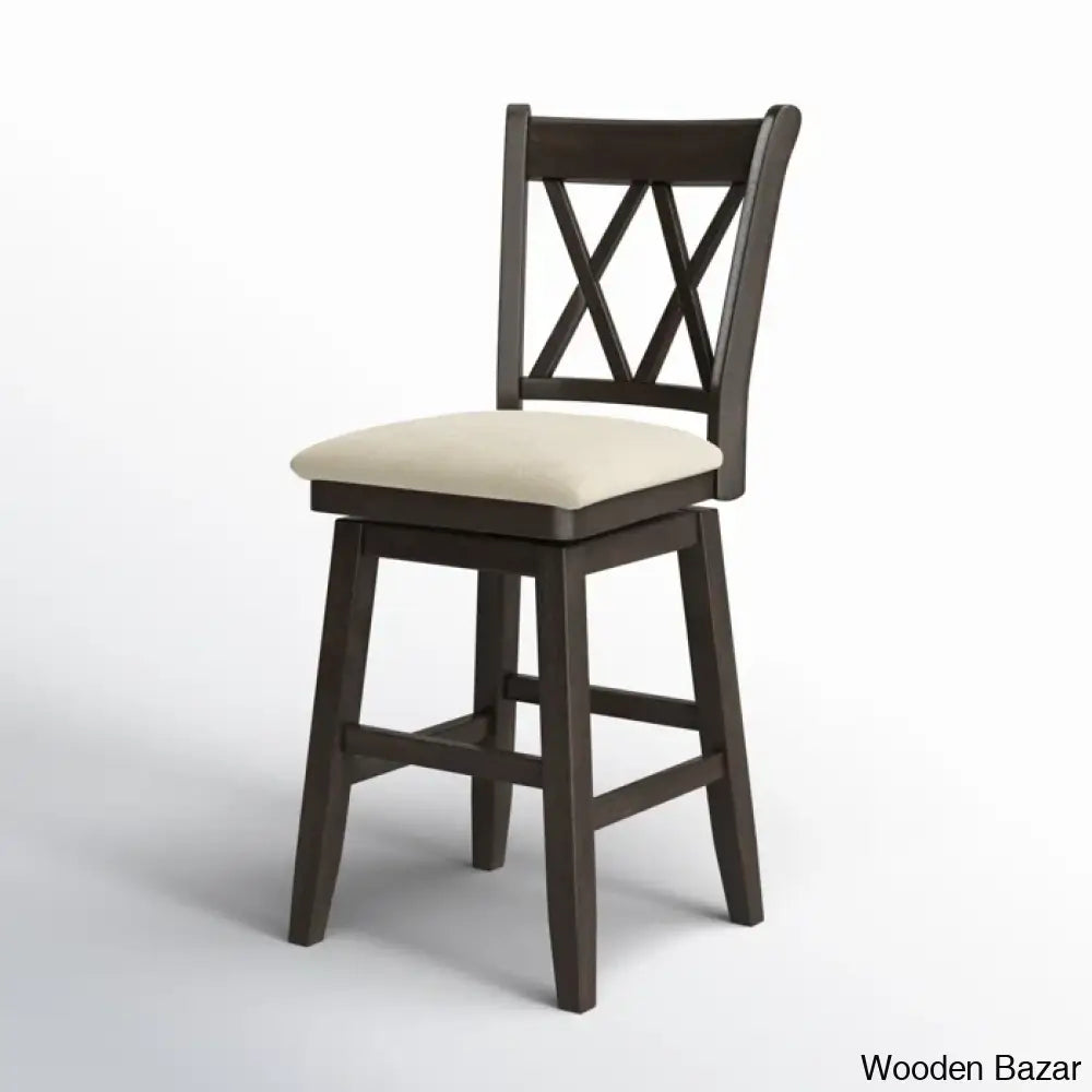 Fortvillen Swivel Upholstered Counter And Bar Stool