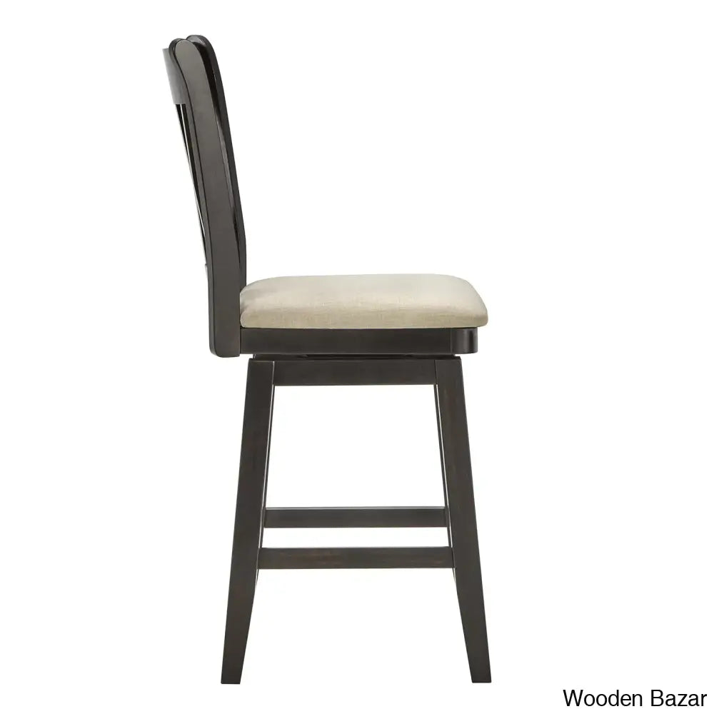 Fortvillen Swivel Upholstered Counter And Bar Stool