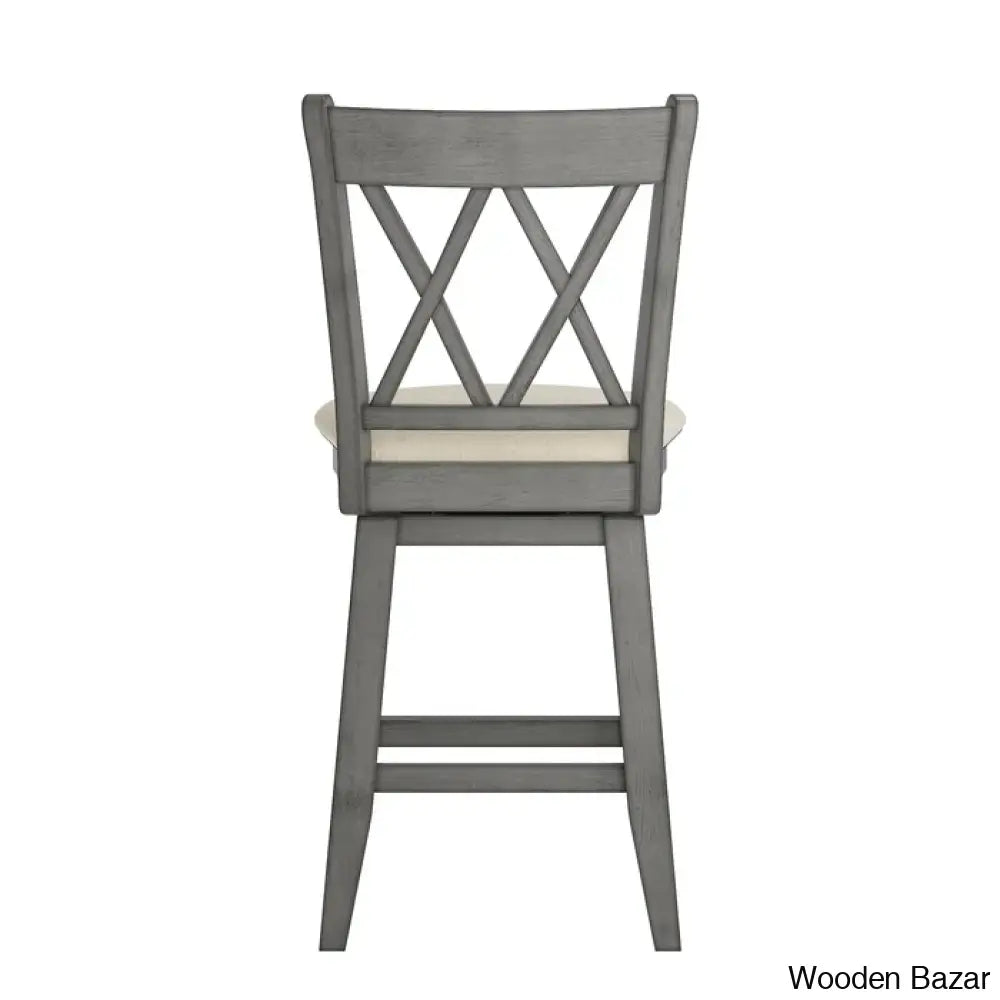 Fortvillen Swivel Upholstered Counter And Bar Stool