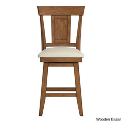 Fortvilleu Swivel Upholstered Counter And Bar Stool (Set Of 2)