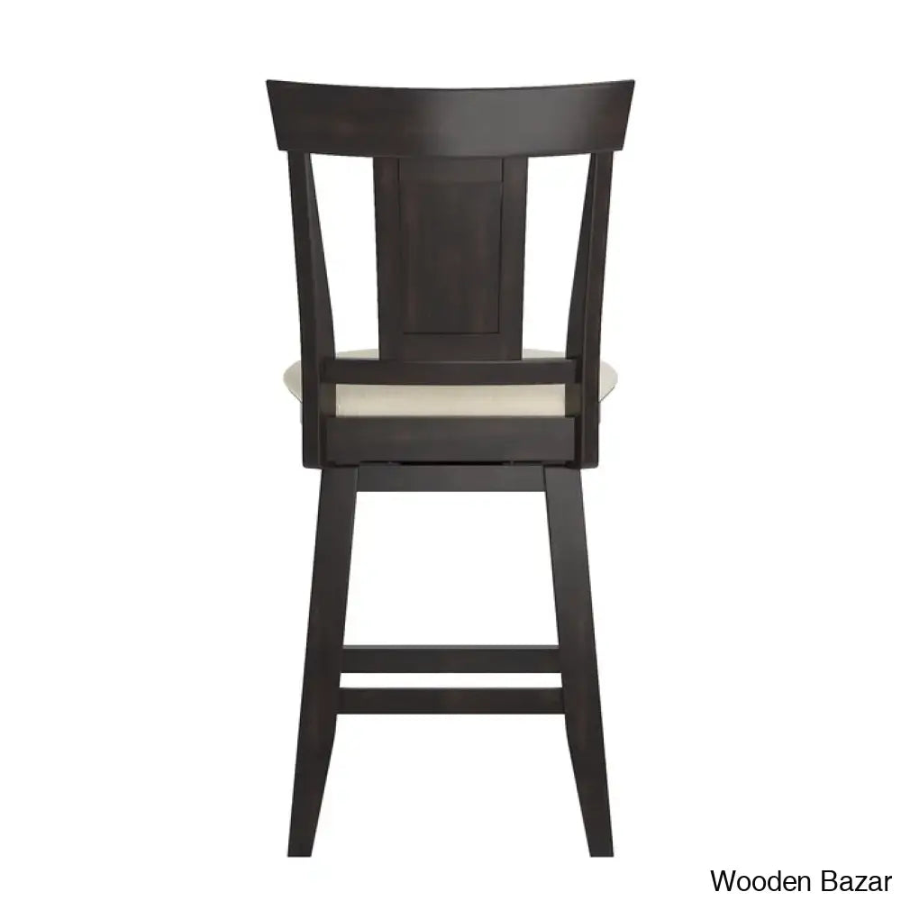 Fortvilleu Swivel Upholstered Counter And Bar Stool (Set Of 2)