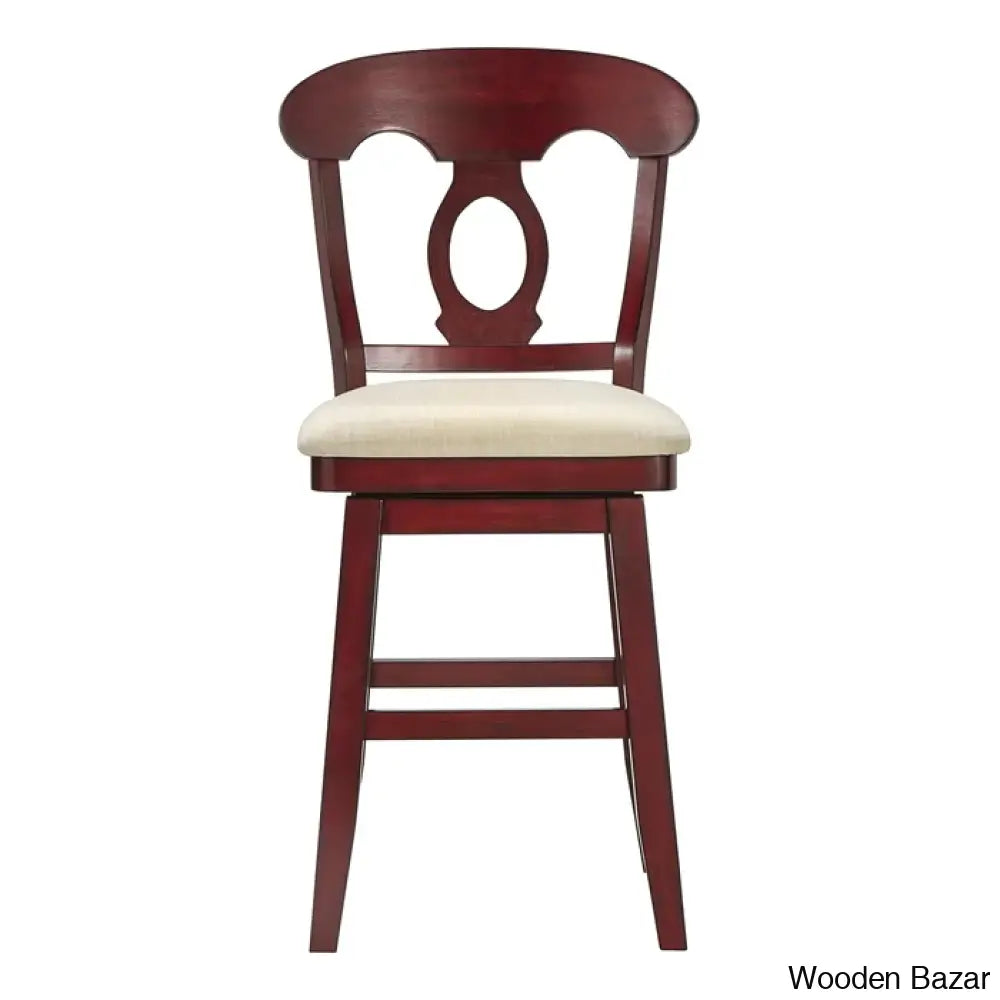 Fortvillez Swivel Upholstered Counter And Bar Stool