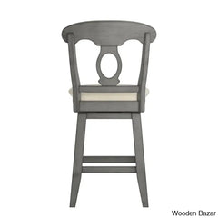 Fortvillez Swivel Upholstered Counter And Bar Stool