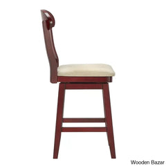 Fortvillez Swivel Upholstered Counter And Bar Stool