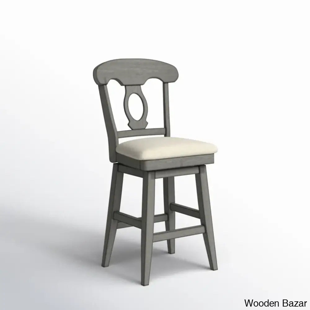 Fortvillez Swivel Upholstered Counter And Bar Stool