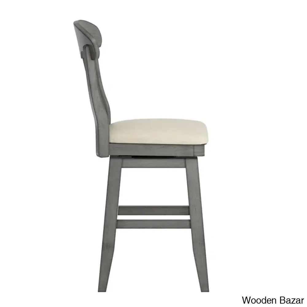 Fortvillez Swivel Upholstered Counter And Bar Stool