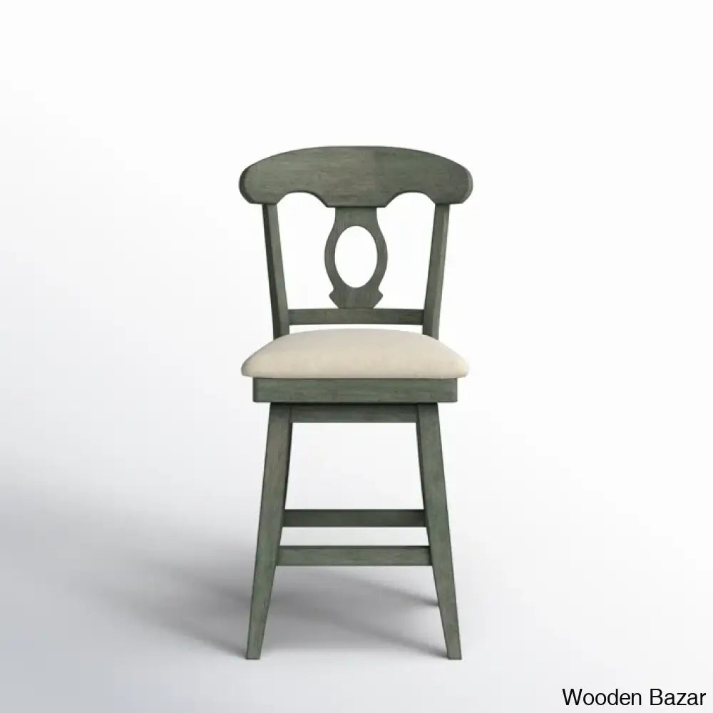 Fortvillez Swivel Upholstered Counter And Bar Stool