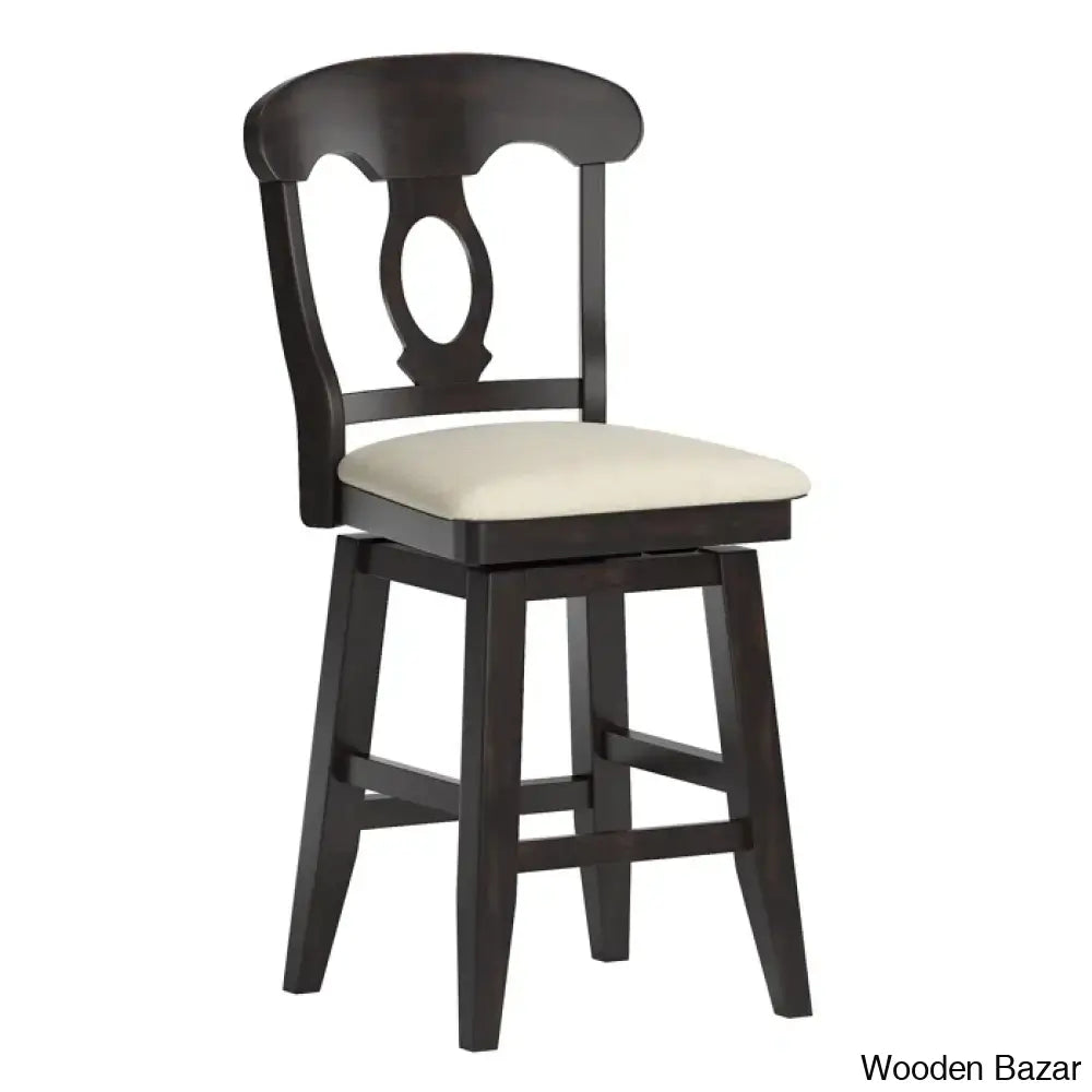 Fortvillez Swivel Upholstered Counter And Bar Stool