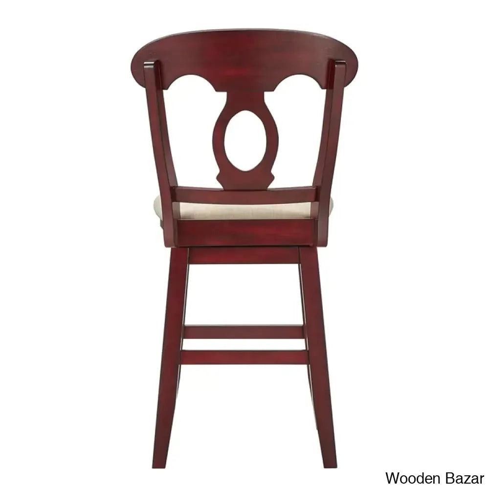 Fortvillez Swivel Upholstered Counter And Bar Stool