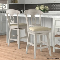 Fortvillez Swivel Upholstered Counter And Bar Stool