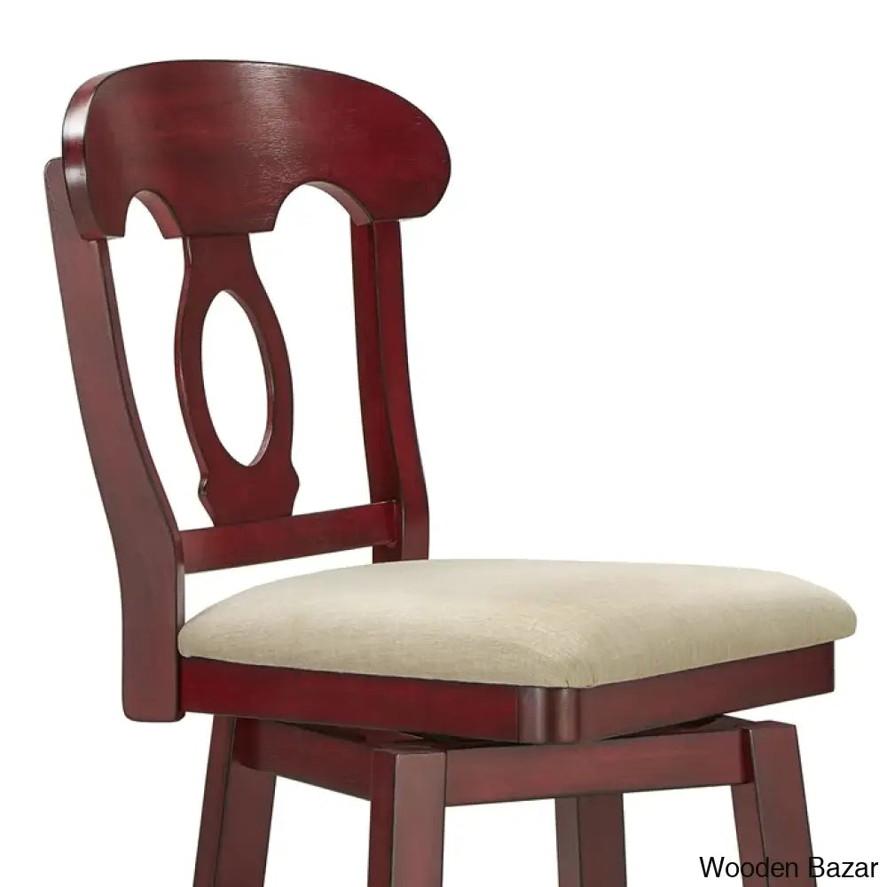 Fortvillez Swivel Upholstered Counter And Bar Stool