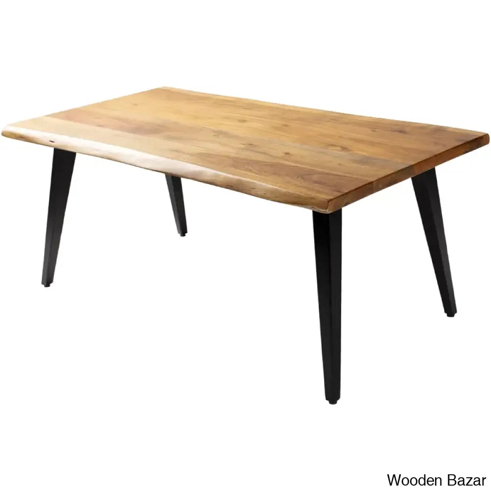 Foundrye Solid Wood Top Coffee And Center Table