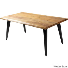 Foundrye Solid Wood Top Coffee And Center Table