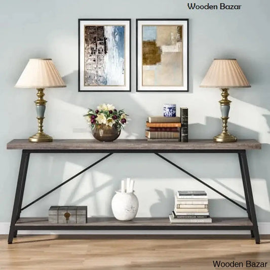 Small Side Table for Small Spaces - Console Table