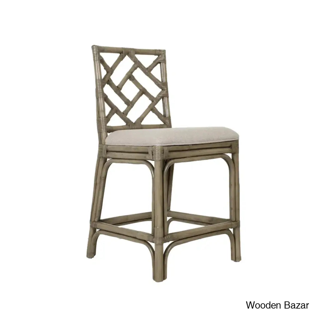 Fultonc Swivel Woven Counter And Bar Stool