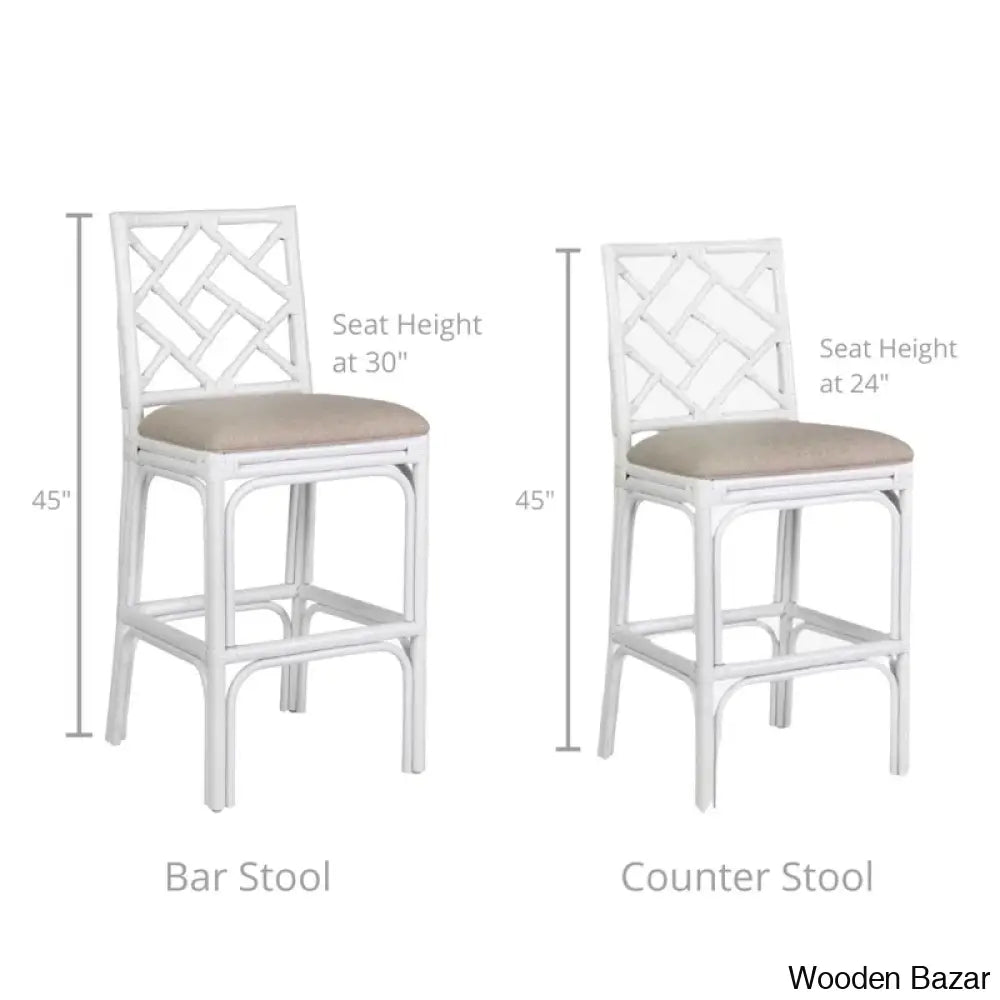 Fultonc Swivel Woven Counter And Bar Stool