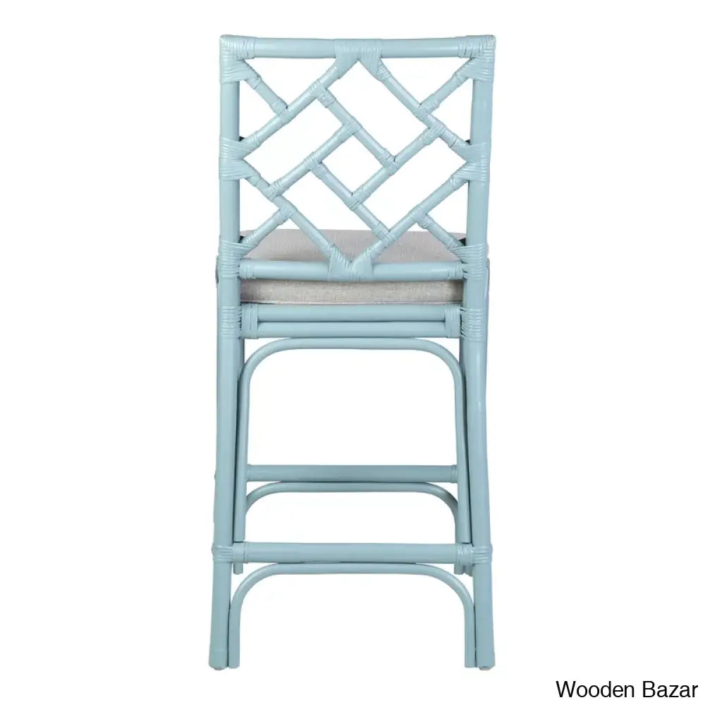 Fultonc Swivel Woven Counter And Bar Stool