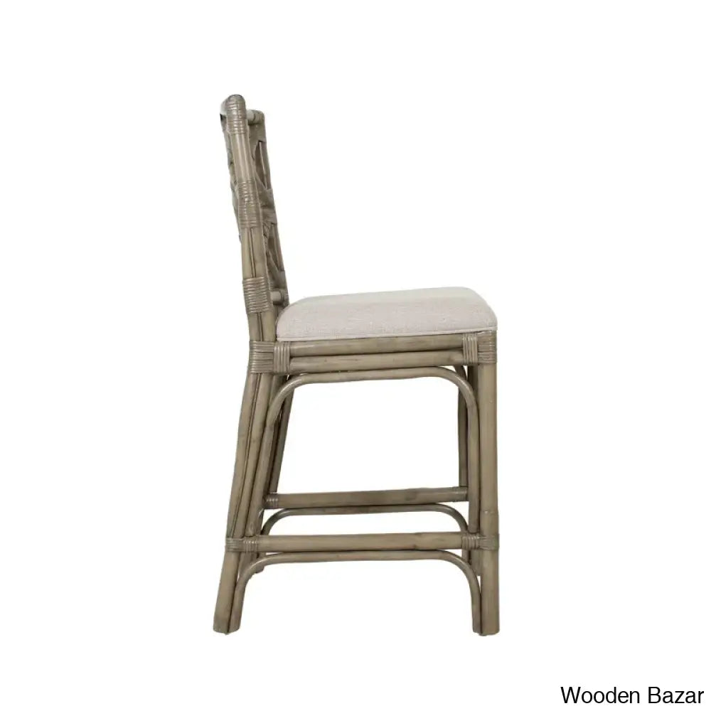 Fultonc Swivel Woven Counter And Bar Stool