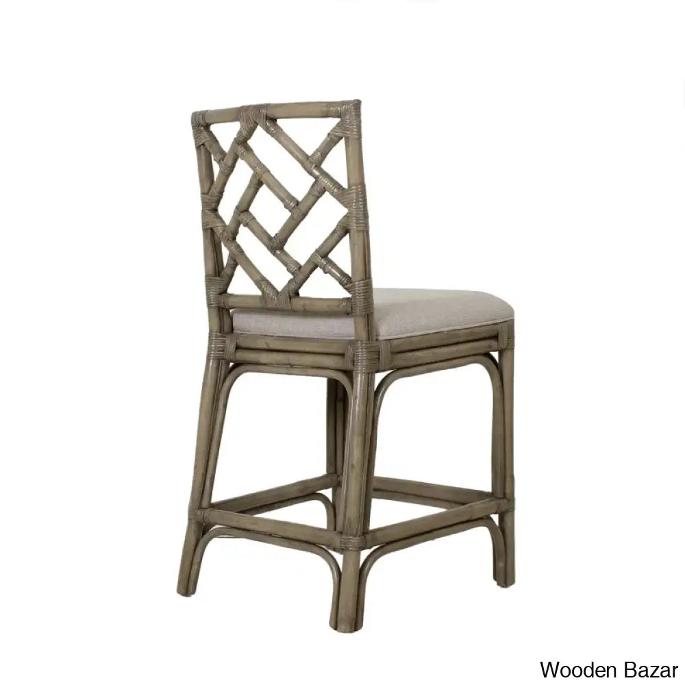 Fultonc Swivel Woven Counter And Bar Stool