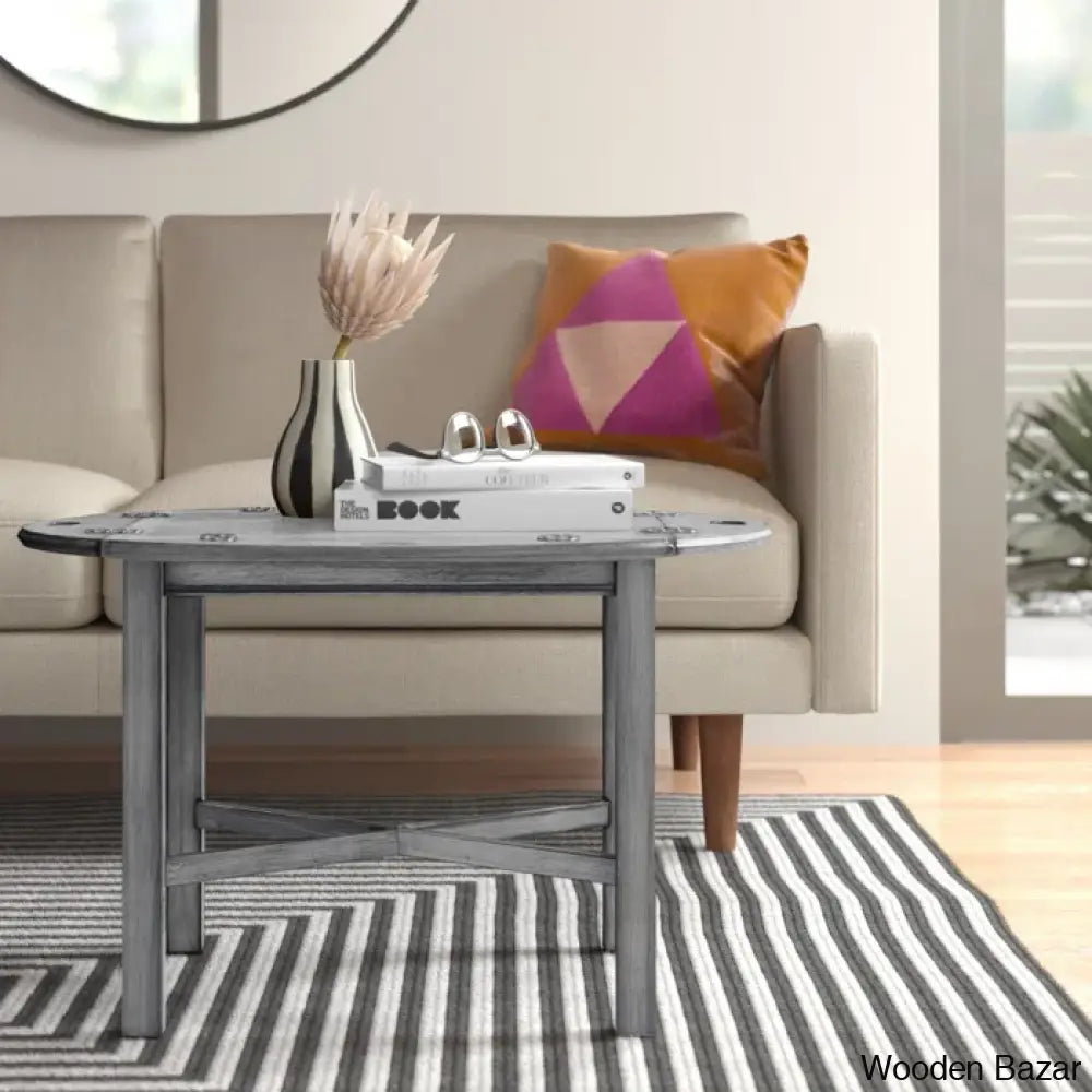 Gabbeirt Modern Coffee And Center Table - Wooden Bazar