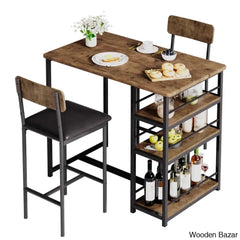 Gagley Stylish 2 Seater New Extendable Dining Set