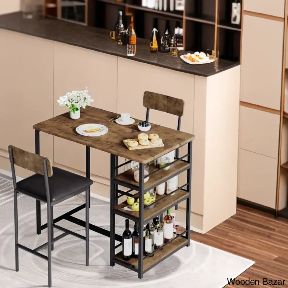 Gagley Stylish 2 Seater New Extendable Dining Set