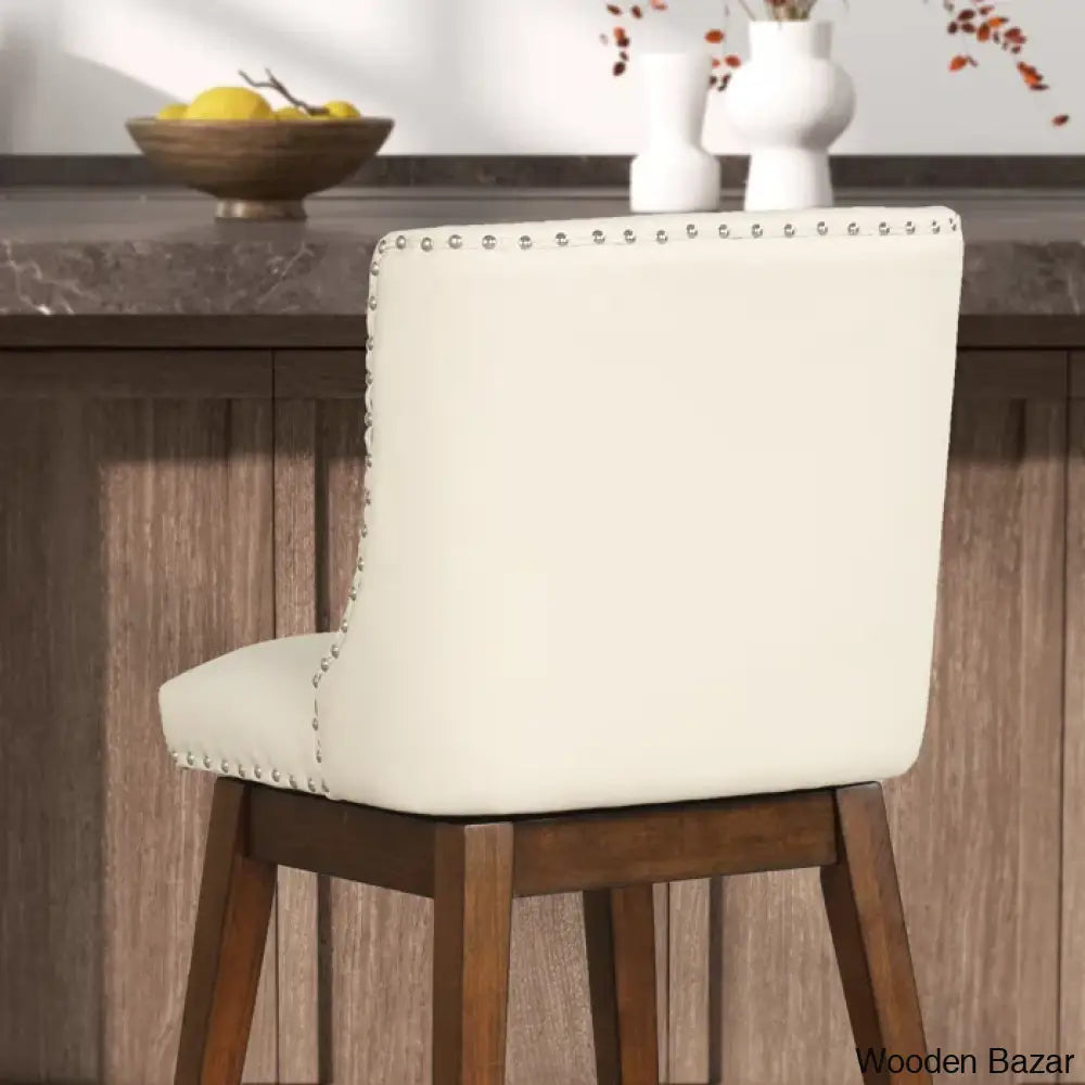 Georg 26’’ Swivel Upholstered Counter Stool (Set Of 2)