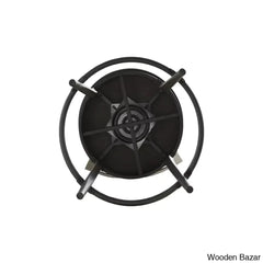 Gianaz Swivel 24’’ Counter And Bar Stool With Metal Frame (Set Of 2)