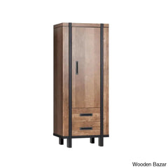 Gifford Elegance Defined Solid Wood Borneo Storage Cabinet - Wooden Bazar