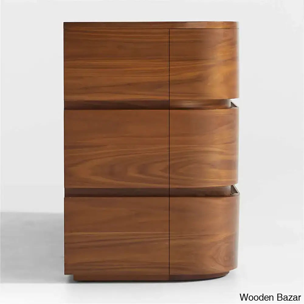 Gig 9 Chest Of Drawers In Solid Wood For Functional Gracefulness