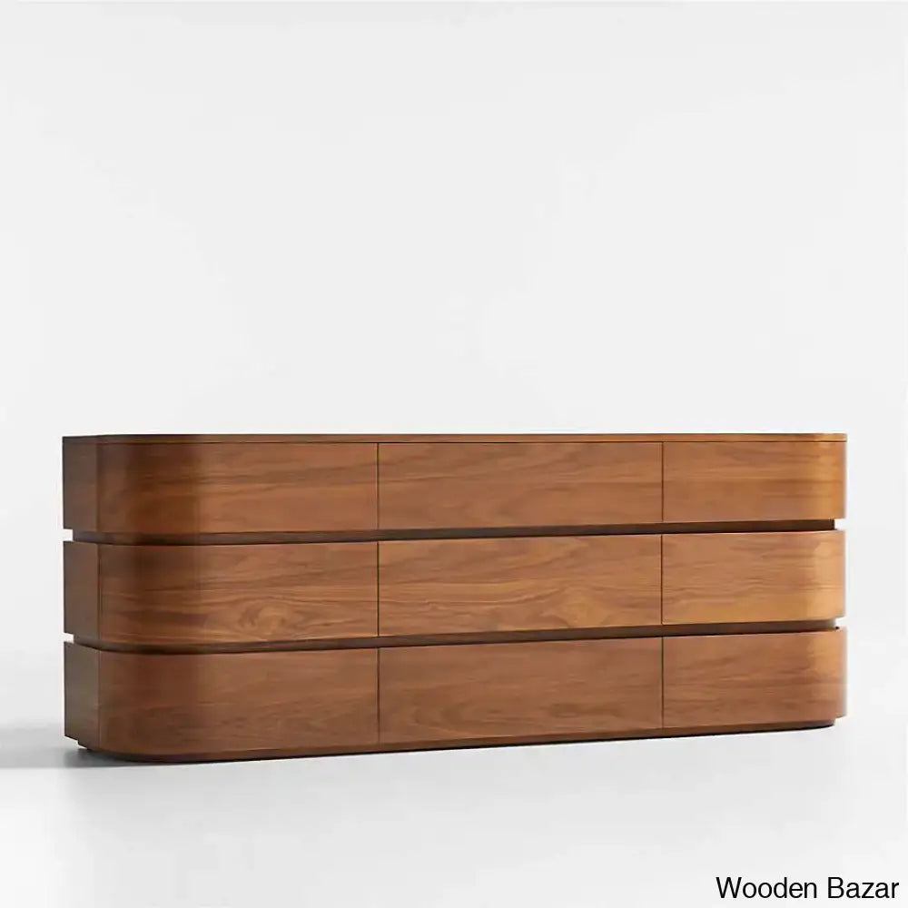 Gig 9 Chest Of Drawers In Solid Wood For Functional Gracefulness