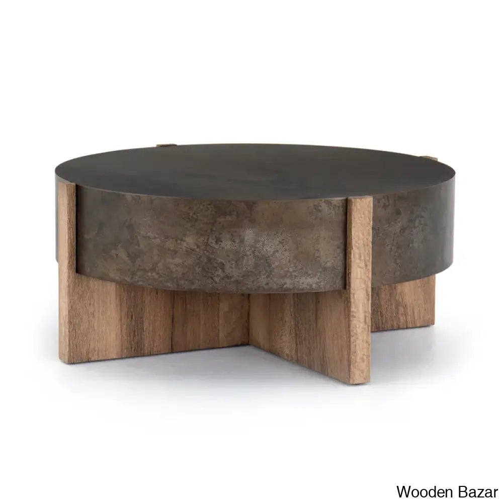 Glendo Cross Legs Coffee Table And Center Table