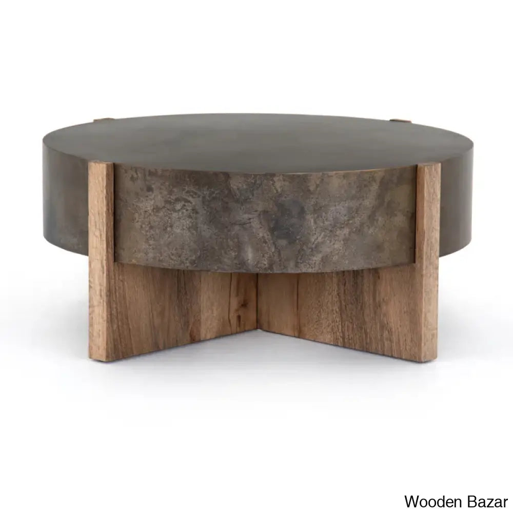 Glendo Cross Legs Coffee Table And Center Table