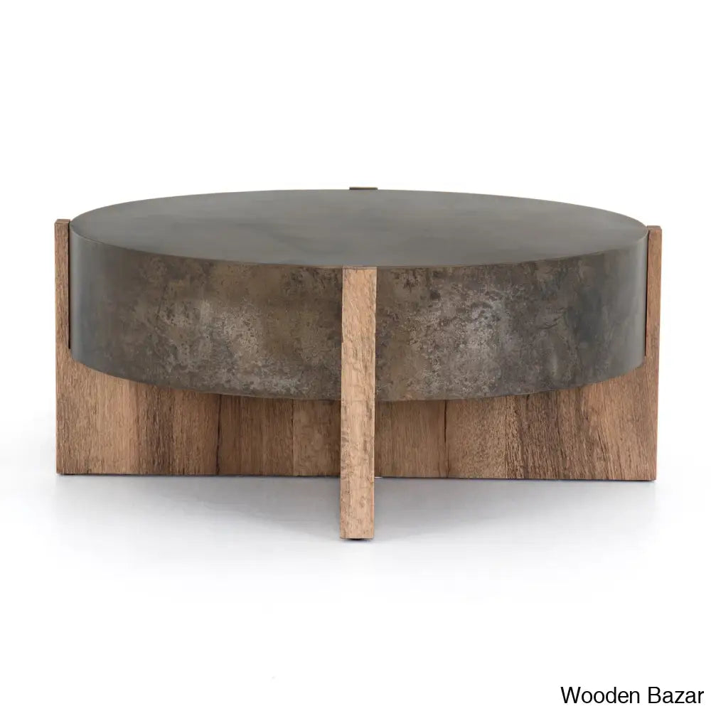 Glendo Cross Legs Coffee Table And Center Table