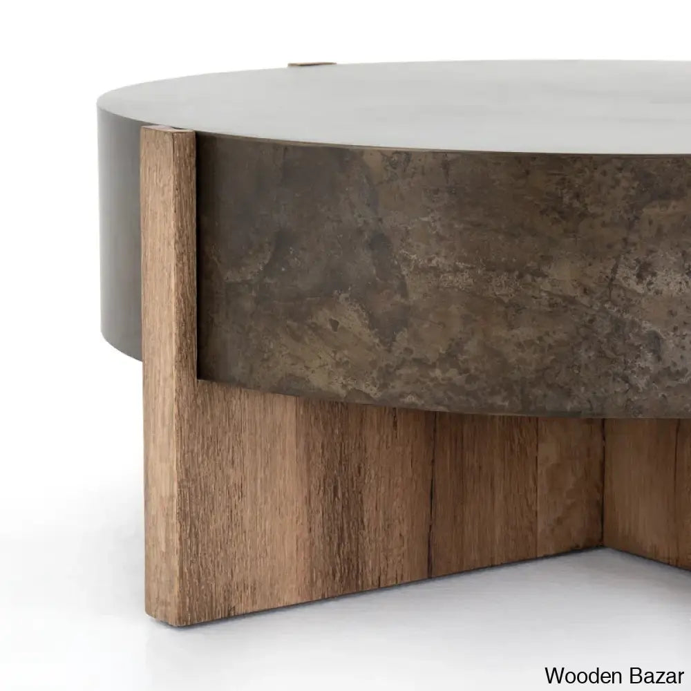 Glendo Cross Legs Coffee Table And Center Table