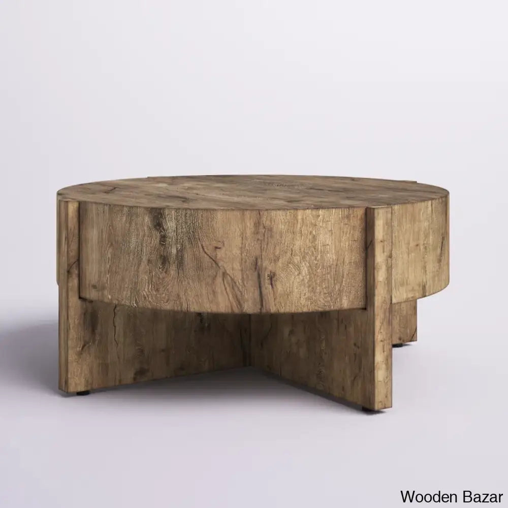 Glendo Cross Legs Coffee Table And Center Table