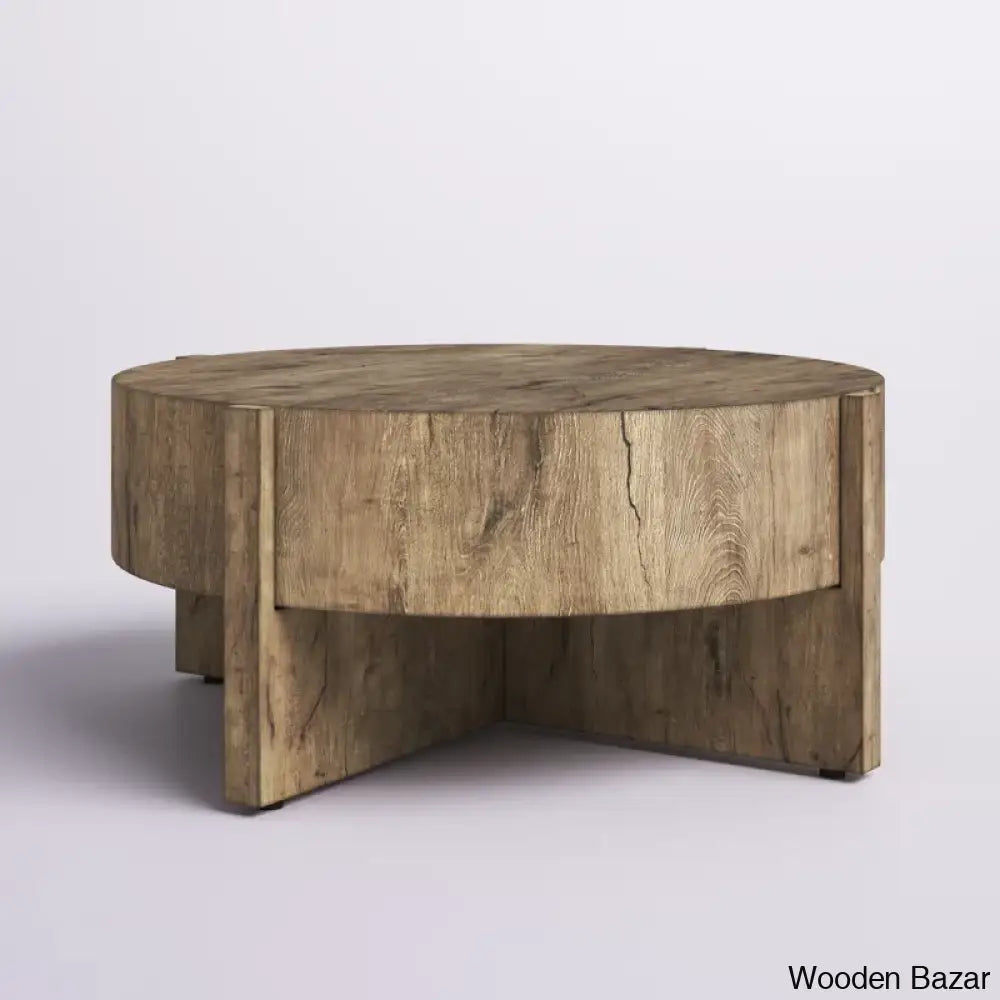 Glendo Cross Legs Coffee Table And Center Table