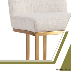 Glendoz Swivel Upholstered 24’’ Counter And Bar Stool With Metal Frame (Set Of 2)