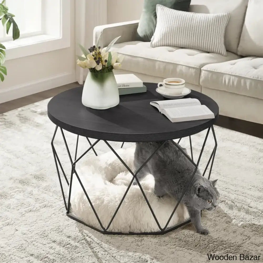 Glennis Modern Coffee And Center Table - Wooden Bazar