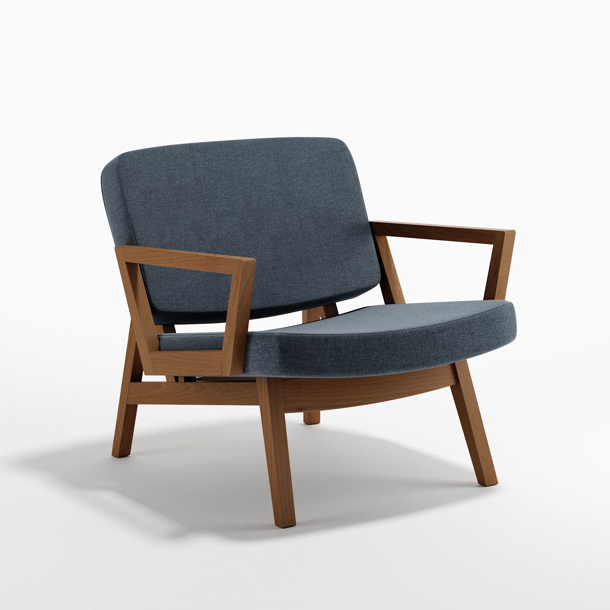 Wadra Lounge Chair - Wooden Bazar