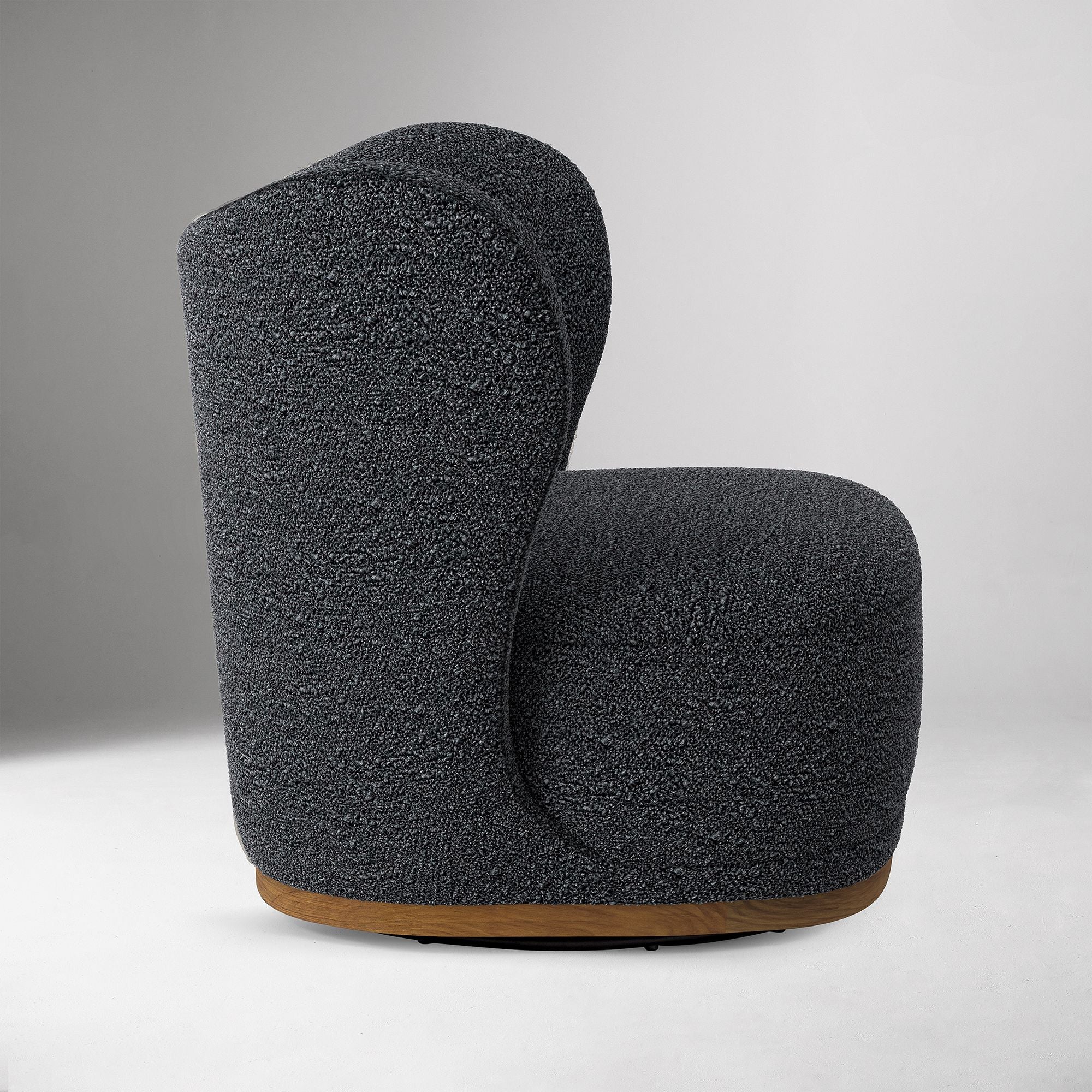 Aekix Swivel Chair - Wooden bazar