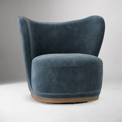 Aekix Swivel Chair - Wooden bazar