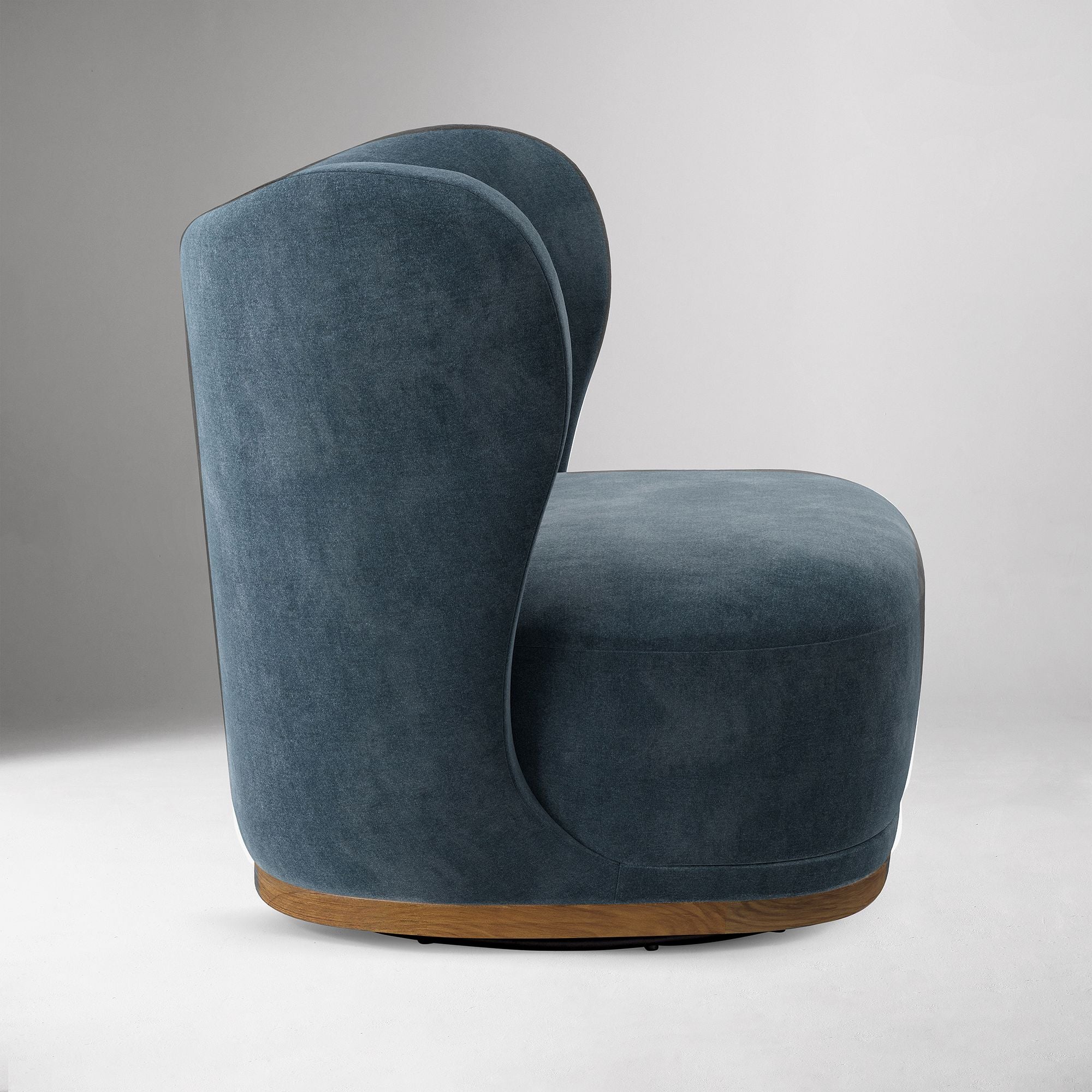 Aekix Swivel Chair - Wooden bazar
