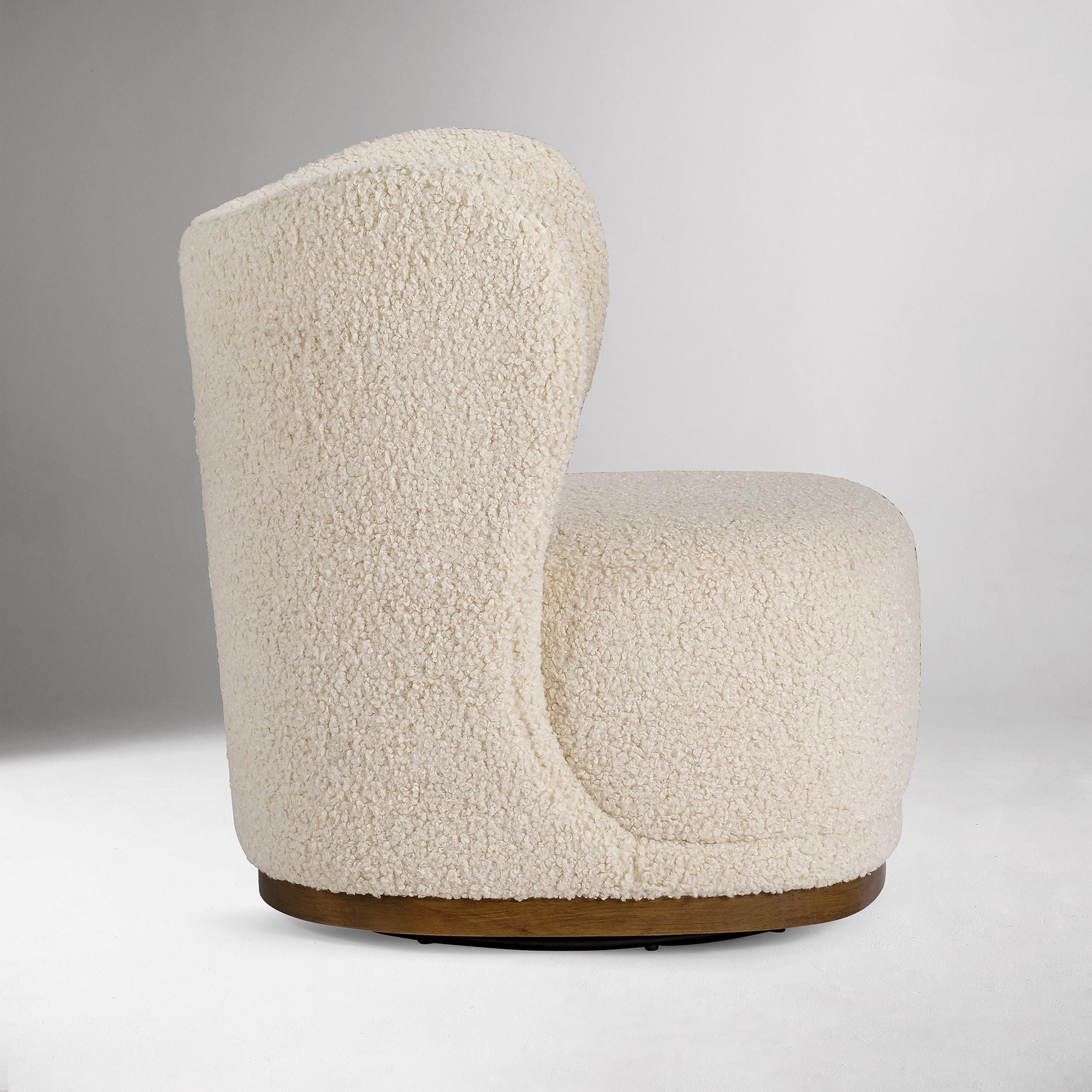 Aekix Swivel Chair - Wooden bazar